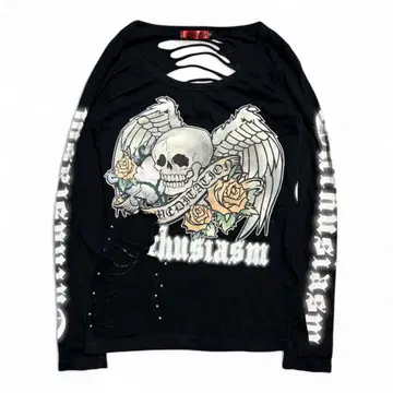 DIGDEEP skull design long sleeve cut sew