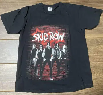 레어 Skid Row 스키드 로우 2014 투어 T셔츠 JHK 바디