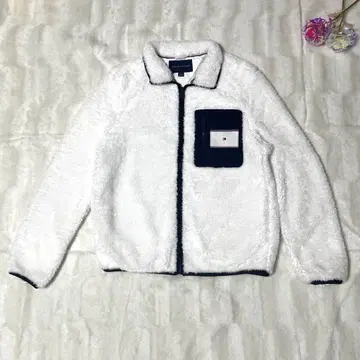 [ 새상품급 ] TOMMY HILFIGER 플리스 자켓 보아 자켓 M