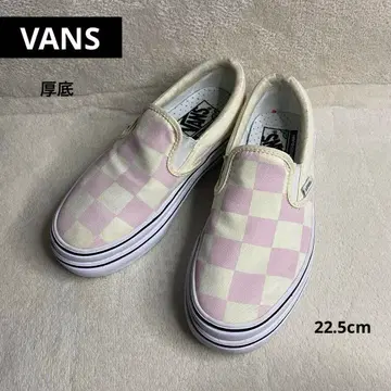 반스 VANS 슬립온 통굽 핑크 여성용 22.5cm