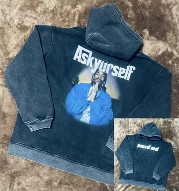 ASKYURSELF 스눕 독 후드티 힙합 랩 구제 의류