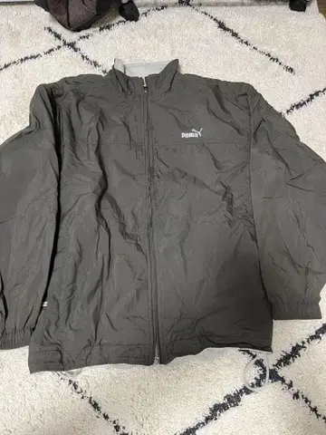 PUMA 다크 그레이 리버서블 자켓