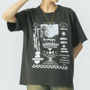 (GENE HEAVENS) RAJASTHAN PHOTGRAPH TEE