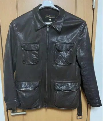 Stewart Leather Jacket 사파리 밀리터리 자켓