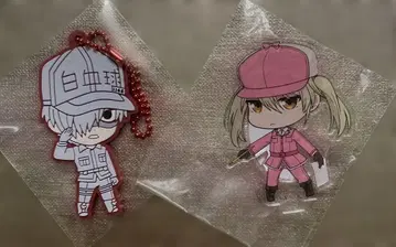 일하는 세포 혈소판 백혈구 러버 체인 & 호산구 아크릴 스탠드