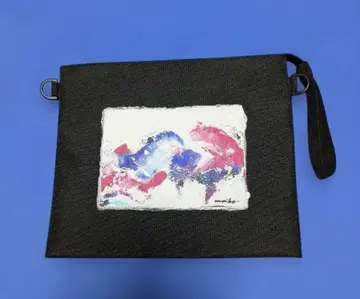 회화 파우치 클러치 이구치 마이코 씨 사코슈 대