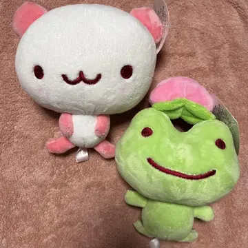 모모팬더와 개구리 봉제 인형 세트
