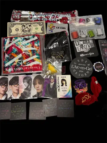 L'Arc-en-Ciel 굿즈 세트