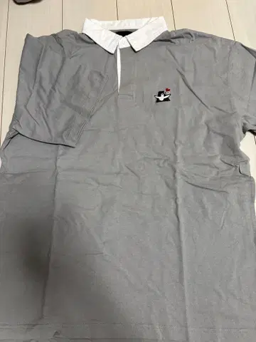 Mark Gonzales 그레이 피케 셔츠