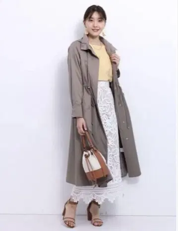 JUSGLITTY 롱 후드 블루종 정가 31,900엔