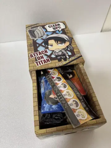 진격의 거인 굿즈 세트 BOX 리바이 병장 새상품급