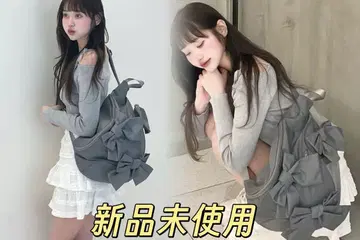 리본 포함 그레이 숄더백 인기 아이템 선물