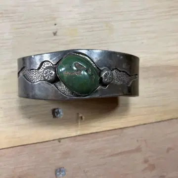 실버 터콰이즈 뱅글