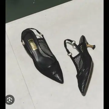 GRISE 5cm 포인트 메쉬 슬링백