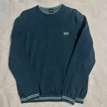 HUGO BOSS 휴고보스 긴팔 맨투맨 트레이닝복 네이비 M