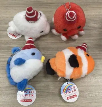 도쿄 타워 한정판 봉제 인형 세트