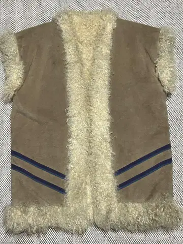 레어 퍼 베스트 무스탕 베스트 90s 구제 의류 vintage
