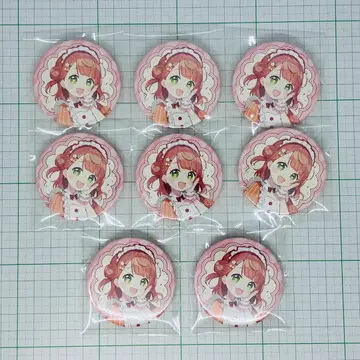 우에하라 아유무 캔뱃지 8점 세트 사랑 스크림! TOPPING LIVE