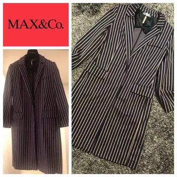 [컨디션 최상] MAX&Co. 스트라이프 자켓 네이비 S