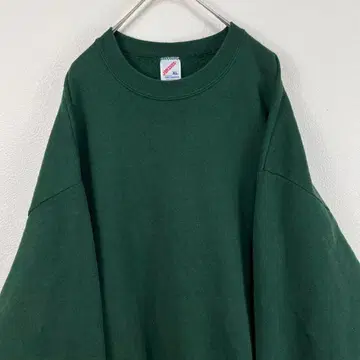 USA 제조 90s jerzees 맨투맨 그린 무지
