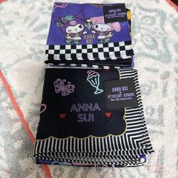 새상품 ANNA SUI x MY MELODY & KUROMI 손수건