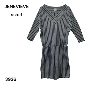 JENEVIEVE 원피스 무릎 기장 1 스트라이프