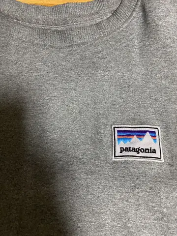 Patagonia 그레이 크루넥 맨투맨