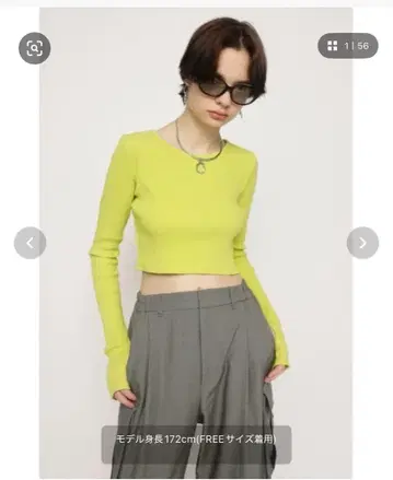 CROPPED CUT TOPS 크롭 기장 컷 상의 SLY