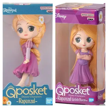 라스트 1 Q posket 미니어처 컬렉션 라푼젤 2종 세트