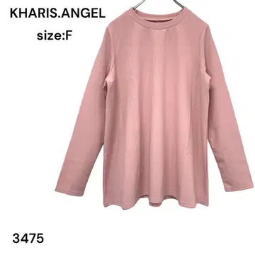 카리스 엔젤 KHARIS.ANGEL 셔츠 상의 긴팔 핑크 F