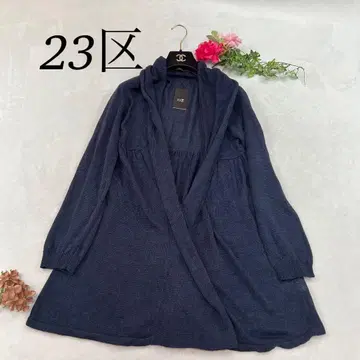 I914 미사용 새상품 XL 23KU 가디건 네이비 여성용