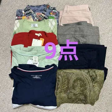 여성 상의, 하의 세트 구제 의류 모음