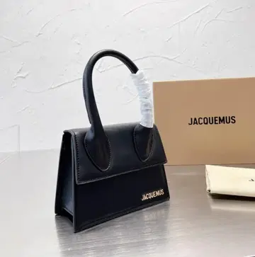 JACQUEMUS 합성 피혁 백 블랙 수납 가방 포함