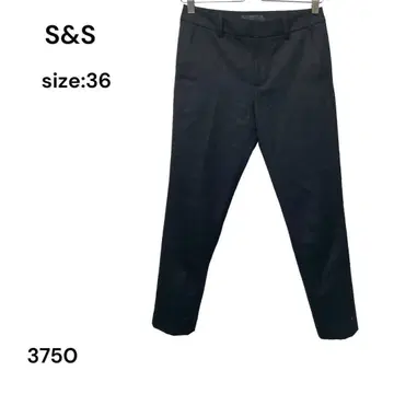 S&S 에스앤에스 팬츠 캐주얼 블랙 36 슬랙스 오피스 업무