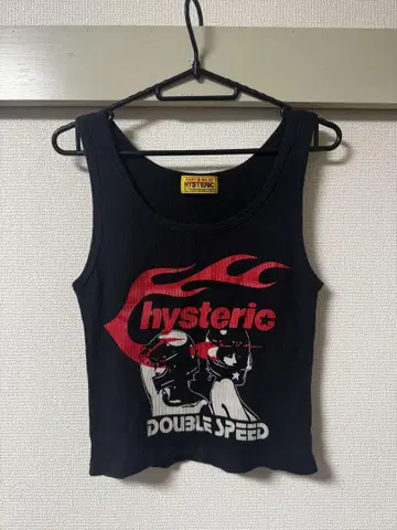 HYSTERIC GLAMOUR 탱크탑 블랙
