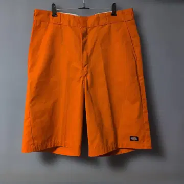 Dickies 오렌지 숏팬츠 W36