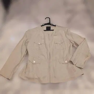 TOMORROWLAND COLLECTION 노카라 자켓 린넨실크