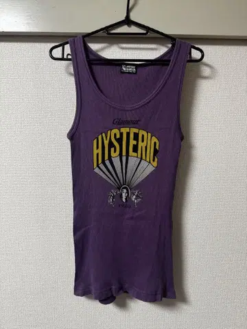 HYSTERIC GLAMOUR 퍼플 탱크탑