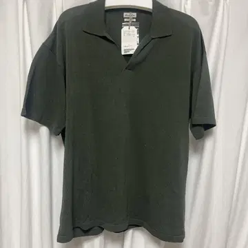 [ 미사용 새상품 ] Steven alan 다크 그린 반팔 피케 셔츠