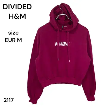 DIVIDED H&M 디바이데드 후드티 상의 기모 겨울 EUR M