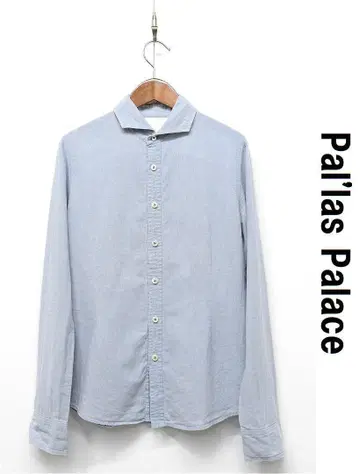 I452/Pal'las Palace 긴팔 셔츠 호리즌탈 칼라 3 파랑