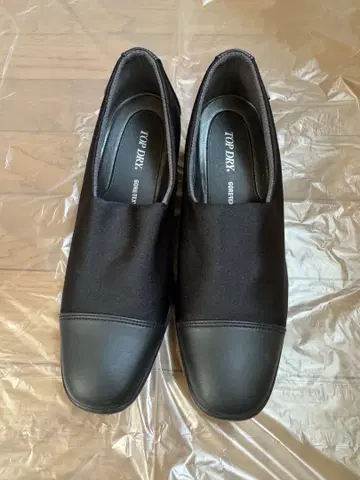 고품질 TOPDRY 탑 드라이 방수 신발 펌프스 여성용 24cm 블랙