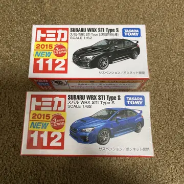 No.112 스바루 WRX STI Type S 미개봉 새상품 2대 세트