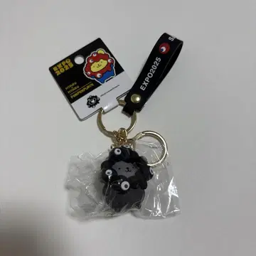 산리오 입체 마스코트 스트랩 블랙 미야쿠미야쿠 키링 폼폼푸딩