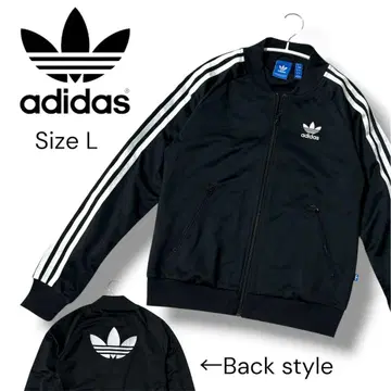 아디다스 adidas 트랙 자켓 Y2K 블랙 저지 L