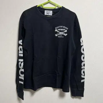 vanson 블랙 M 긴팔 티셔츠