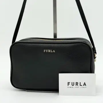 [컨디션 최상] FURLA LILLI 릴리 카메라백 크로스바디 블랙