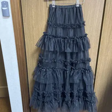 라비린 lovilyn 티어드 샤샤 스커트 롱
