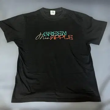 Mrs. GREEN APPLE T셔츠 블랙 L