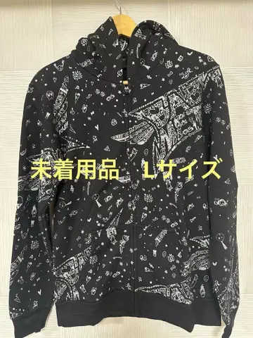 미사용품 BABYMETAL 손글씨 로고 후드티 L
